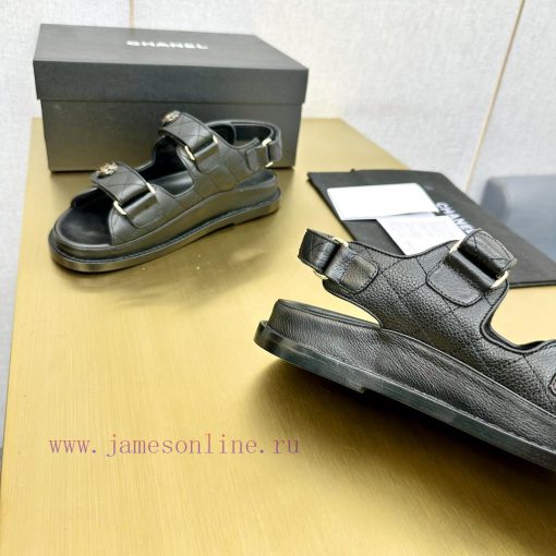 Crown Top Purchasing Edition ️ CHANEL 2022 Spring/Summer Latest Season Double C Velcro Casuazsssww23 - Image 6