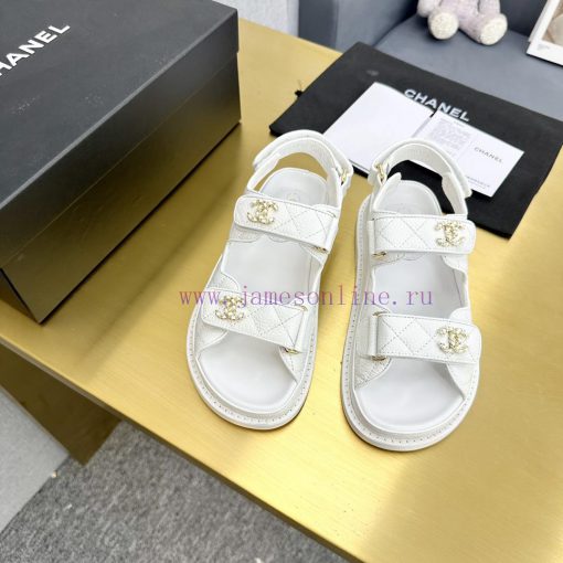 Crown Top Purchasing Edition ️ CHANEL 2022 Spring/Summer Latest Season Double C Velcro Casuab46x7ytn - Image 4
