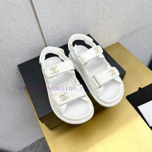 Crown Top Purchasing Edition ️ CHANEL 2022 Spring/Summer Latest Season Double C Velcro Casuab46x7ytn - Image 6