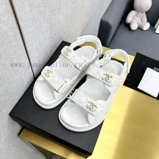 Crown Top Purchasing Edition ️ CHANEL 2022 Spring/Summer Latest Season Double C Velcro Casuab46x7ytn - Image 7