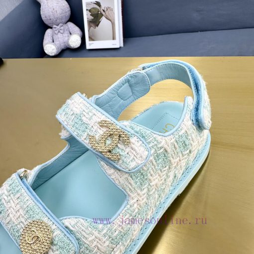 Crown Top Purchasing Edition ️ CHANEL 2022 Spring/Summer Latest Season Double C Velcro Casuac7vf1c5v - Image 10