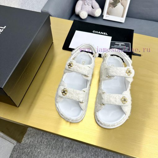 Crown Top Purchasing Edition ️ CHANEL 2022 Spring/Summer Latest Season Double C Velcro Casua5g3s4syt - Image 4