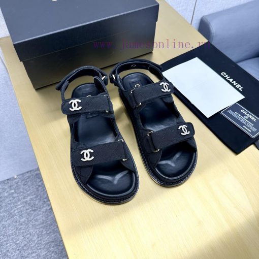 Crown Top Purchasing Edition ️ CHANEL 2022 Spring/Summer Latest Season Double C Velcro Casuavt36bji6 - Image 5
