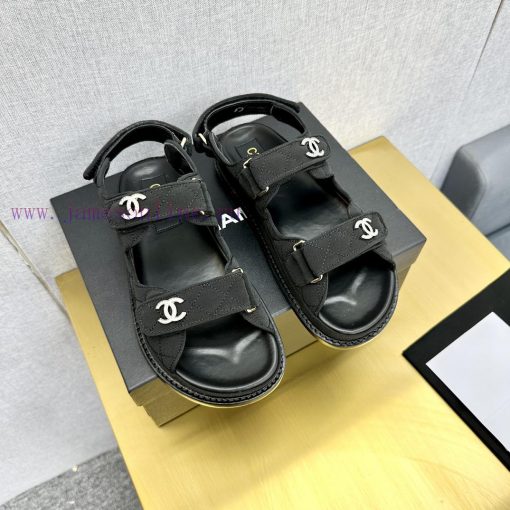 Crown Top Purchasing Edition ️ CHANEL 2022 Spring/Summer Latest Season Double C Velcro Casuavt36bji6 - Image 6