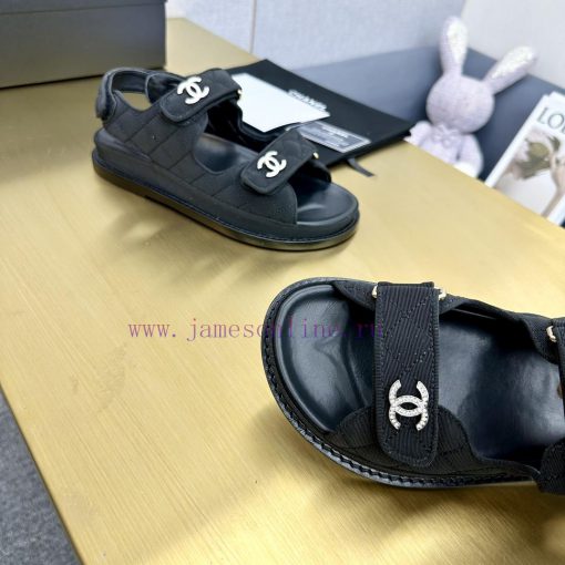 Crown Top Purchasing Edition ️ CHANEL 2022 Spring/Summer Latest Season Double C Velcro Casuavt36bji6 - Image 9