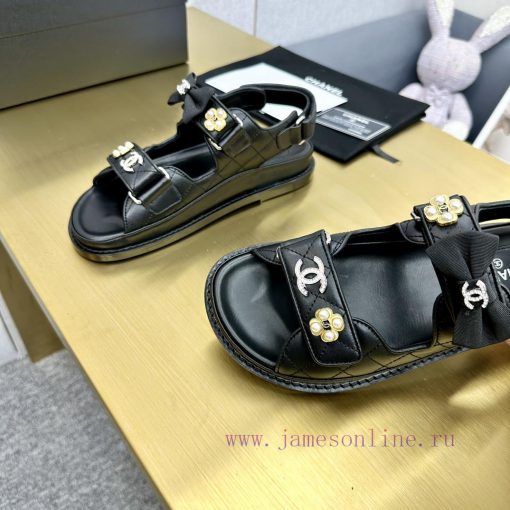 Crown Top Purchasing Edition ️ CHANEL 2022 Spring/Summer Latest Season Double C Velcro Casuaimfyy3us - Image 10
