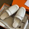 hermes ss24 new arrival～H Home 2024 Spring/Summer Mueller Slippers New ProductH's round head7o0hogbq
