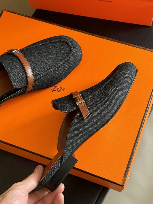 hermes ss24 new arrival～H Home 2024 Spring/Summer Mueller Slippers New ProductH's round heady2u3ryt7 - Image 6