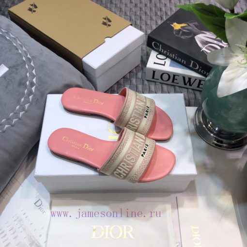 Flat bottomed 240/thick heelDior DWAY early spring new one-piece women's shoes CD letter lognqj6axa6 - Image 3