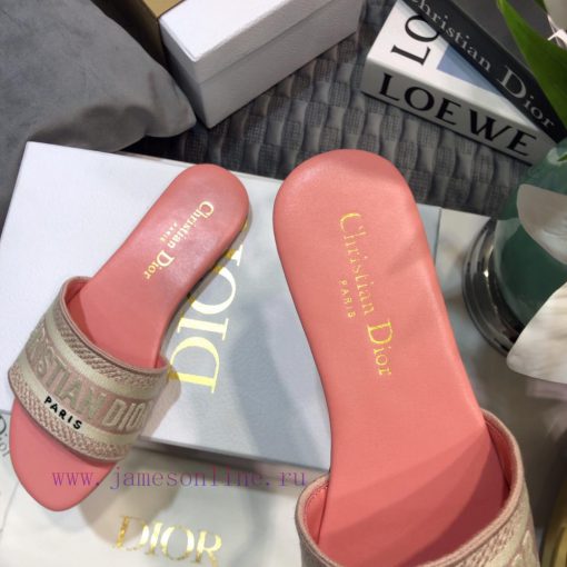 Flat bottomed 240/thick heelDior DWAY early spring new one-piece women's shoes CD letter lognqj6axa6 - Image 9