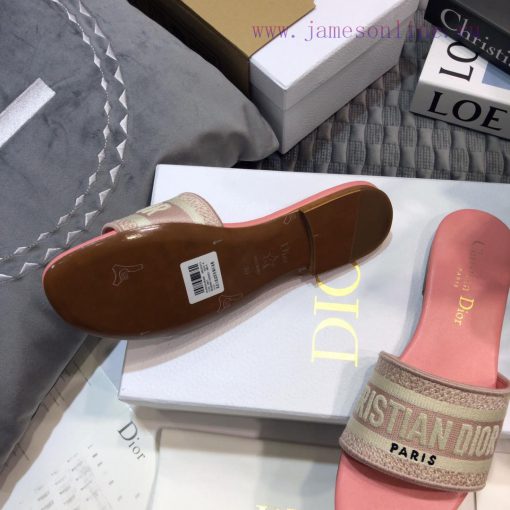 Flat bottomed 240/thick heelDior DWAY early spring new one-piece women's shoes CD letter lognqj6axa6 - Image 10