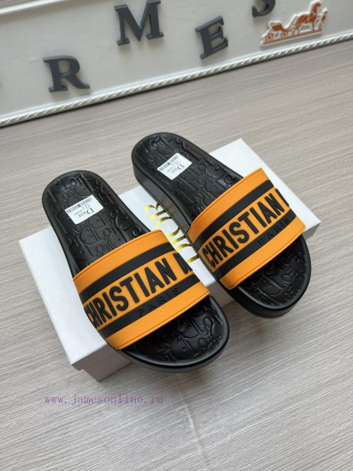 Couple styleNew Dior slippers high-end brand official website 11 latest masterpiece originalsyfebbku - Image 4