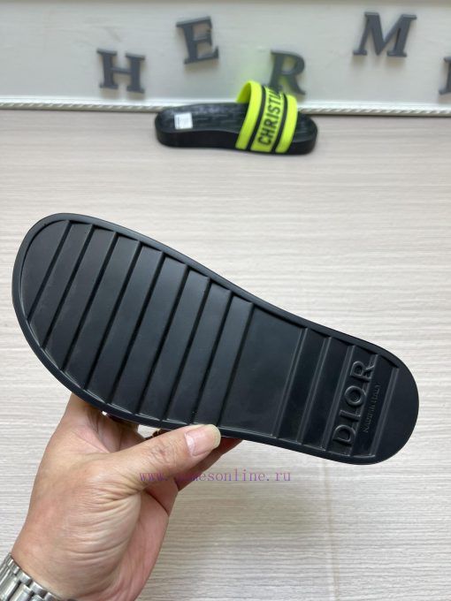 Couple styleNew Dior slippers high-end brand official website 11 latest masterpiece original50pt2w4s - Image 10