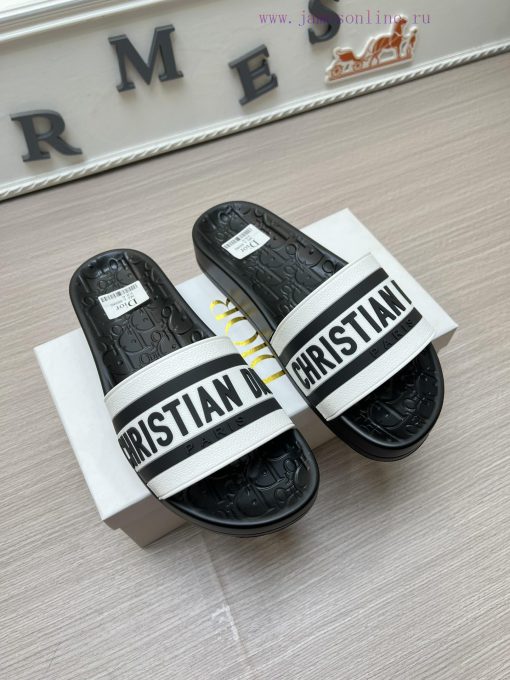 Couple styleNew Dior slippers high-end brand official website 11 latest masterpiece originalq9q7c692 - Image 4