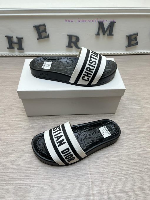 Couple styleNew Dior slippers high-end brand official website 11 latest masterpiece originalq9q7c692 - Image 5