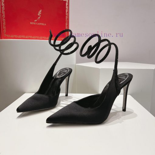 Top version𝐑𝐞𝐧𝐞𝐂𝐚𝐨𝐯𝐢𝐥𝐥𝐚 | 2024 𝐬𝐬𝐬𝐬𝐬 CLEO series, women's high heels with snake shaped headbn365i632 - Image 3
