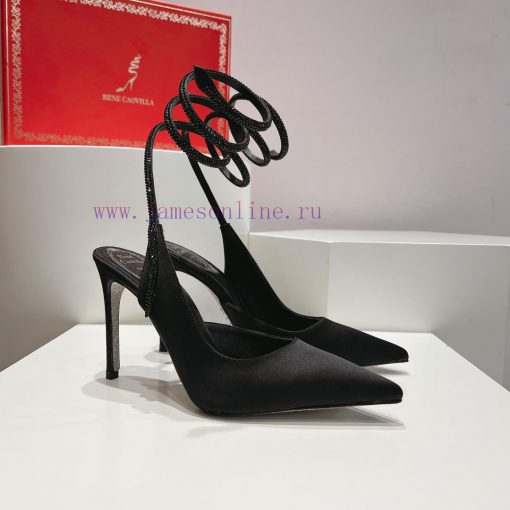 Top version𝐑𝐞𝐧𝐞𝐂𝐚𝐨𝐯𝐢𝐥𝐥𝐚 | 2024 𝐬𝐬𝐬𝐬𝐬 CLEO series, women's high heels with snake shaped headbn365i632 - Image 4