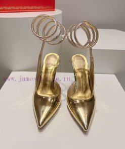 Top version𝐑𝐞𝐧𝐞𝐂𝐚𝐨𝐯𝐢𝐥𝐥𝐚 | 2024 𝐬𝐬𝐬𝐬𝐬 CLEO series, women's high heels with snake shaped headbwd2m1ury