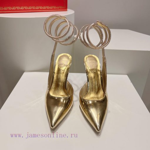 Top version𝐑𝐞𝐧𝐞𝐂𝐚𝐨𝐯𝐢𝐥𝐥𝐚 | 2024 𝐬𝐬𝐬𝐬𝐬 CLEO series, women's high heels with snake shaped headbwd2m1ury - Image 2