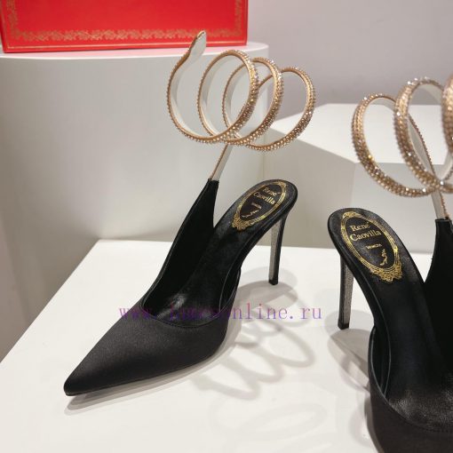 Top version𝐑𝐞𝐧𝐞𝐂𝐚𝐨𝐯𝐢𝐥𝐥𝐚 | 2024 𝐬𝐬𝐬𝐬𝐬 CLEO series, women's high heels with snake shaped headb9mjedj6q - Image 5