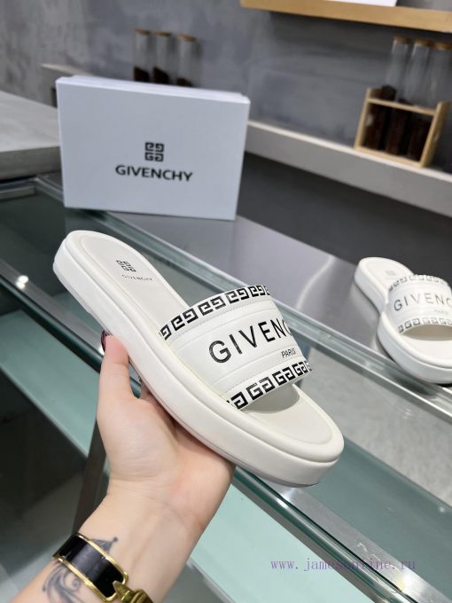 p. GIVENCHY/Givenchy open toed sandals for spring/summer 2024, with brand logo and original cq6sbbfb - Image 2