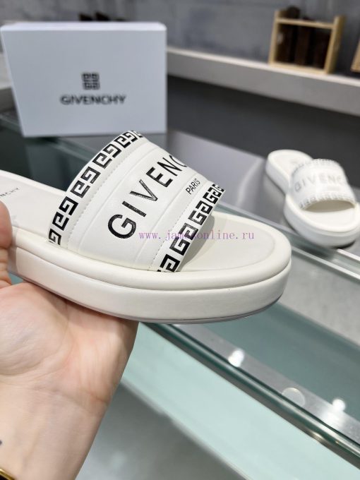 p. GIVENCHY/Givenchy open toed sandals for spring/summer 2024, with brand logo and original cq6sbbfb - Image 8
