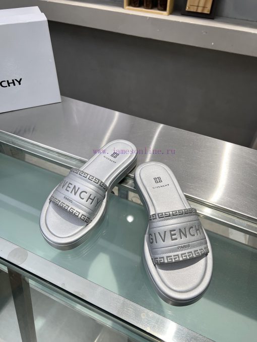 p. GIVENCHY/Givenchy open toed sandals for spring/summer 2024, with brand logo and original 597k1vz3 - Image 5