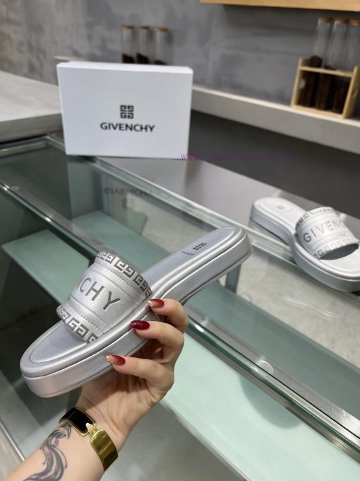 p. GIVENCHY/Givenchy open toed sandals for spring/summer 2024, with brand logo and original 597k1vz3 - Image 7