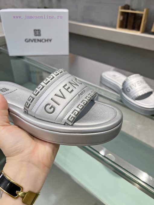 p. GIVENCHY/Givenchy open toed sandals for spring/summer 2024, with brand logo and original 597k1vz3 - Image 9