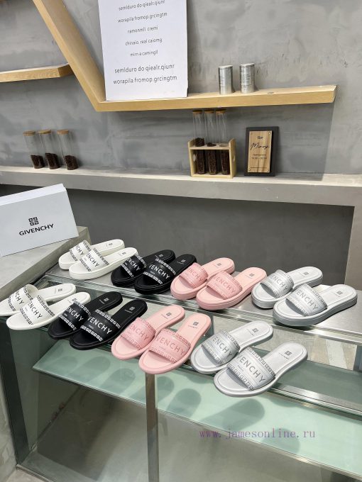 p. GIVENCHY/Givenchy open toed sandals for spring/summer 2024, with brand logo and original z1brkr9j - Image 3