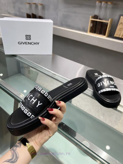 p. GIVENCHY/Givenchy open toed sandals for spring/summer 2024, with brand logo and original b9u8djfg - Image 8