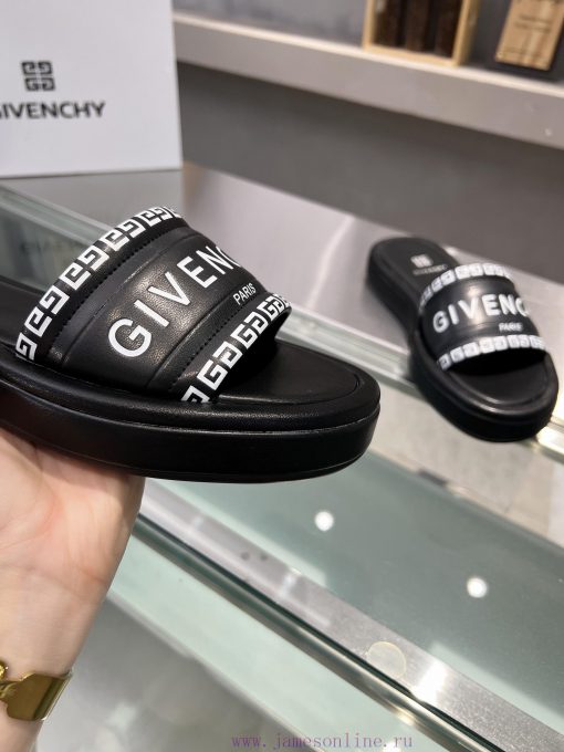 p. GIVENCHY/Givenchy open toed sandals for spring/summer 2024, with brand logo and original b9u8djfg - Image 10