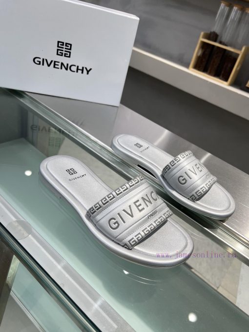 p. GIVENCHY/Givenchy open toed sandals for spring/summer 2024, with brand logo and original b9vue1i0 - Image 5