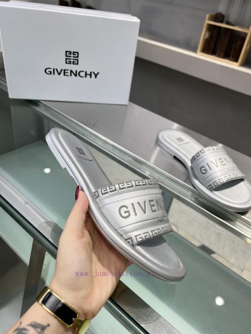 p. GIVENCHY/Givenchy open toed sandals for spring/summer 2024, with brand logo and original b9vue1i0 - Image 6