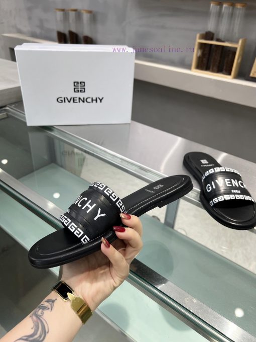 p. GIVENCHY/Givenchy open toed sandals for spring/summer 2024, with brand logo and original w9btm5ao - Image 6