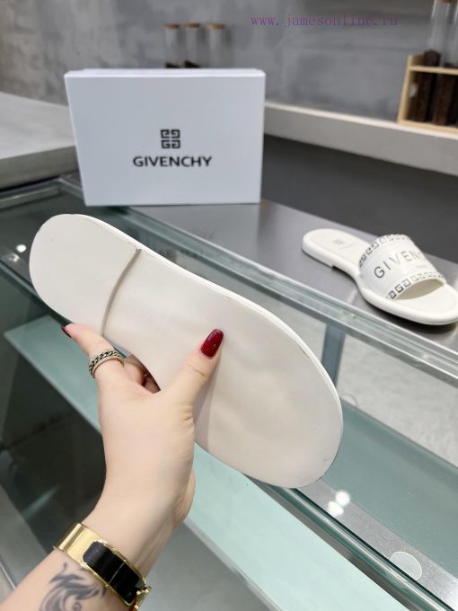 p. GIVENCHY/Givenchy open toed sandals for spring/summer 2024, with brand logo and original mntkmw1n - Image 8