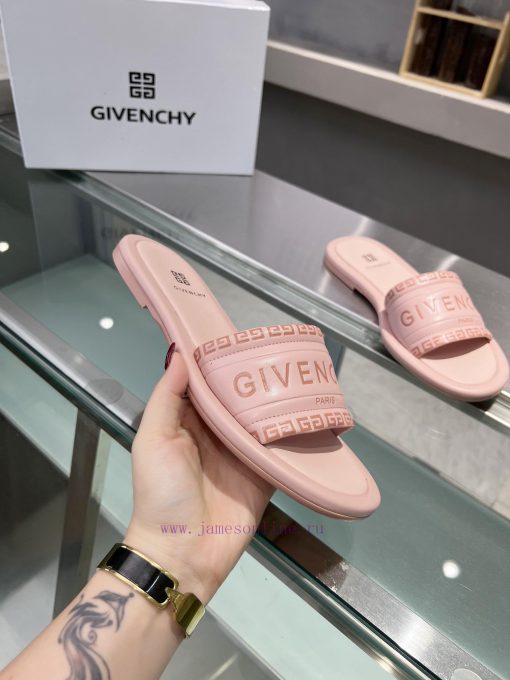 p. GIVENCHY/Givenchy open toed sandals for spring/summer 2024, with brand logo and original kn0x81k3 - Image 6