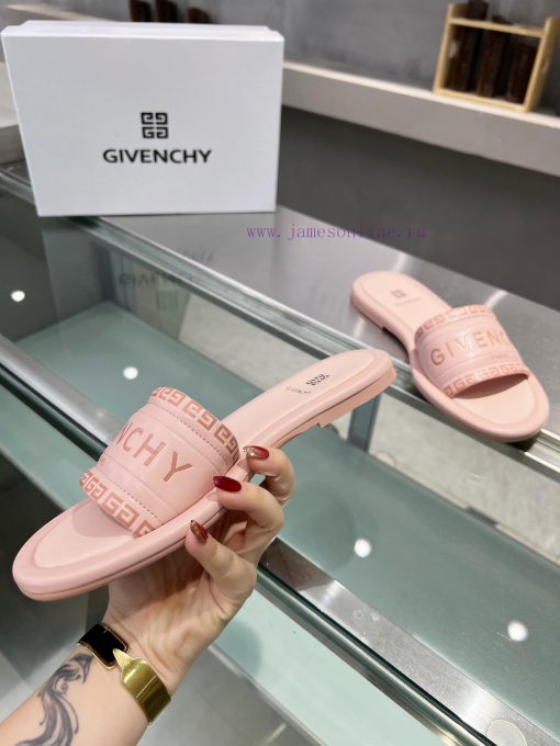 p. GIVENCHY/Givenchy open toed sandals for spring/summer 2024, with brand logo and original kn0x81k3 - Image 7