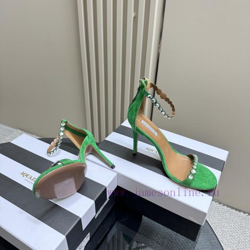 AQUAZZURA Golden Pineapple 2024 𝐒𝐒𝐧𝐞𝐰 Spring/Summer New Edition Aquazzura/Pineapple, belovedk4lf58pg - Image 4