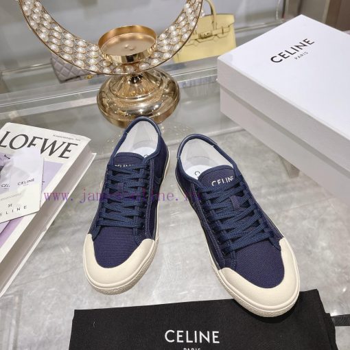 Celine 2024 Spring/Summer New Collection: Splicing Leather Triumphal Arch Logo Biscuit Flat 9nvz8v1q - Image 3