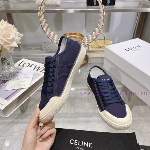 Celine 2024 Spring/Summer New Collection: Splicing Leather Triumphal Arch Logo Biscuit Flat 9nvz8v1q - Image 4