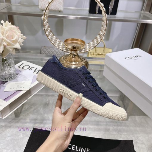 Celine 2024 Spring/Summer New Collection: Splicing Leather Triumphal Arch Logo Biscuit Flat 9nvz8v1q - Image 5