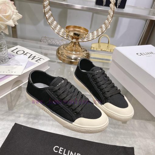 Celine 2024 Spring/Summer New Collection: Splicing Leather Triumphal Arch Logo Biscuit Flat r0nwzm1e - Image 7