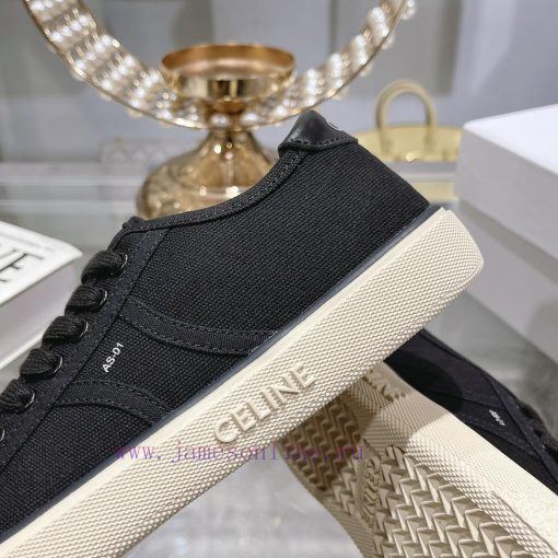 Celine 2024 Spring/Summer New Collection: Splicing Leather Triumphal Arch Logo Biscuit Flat r0nwzm1e - Image 8
