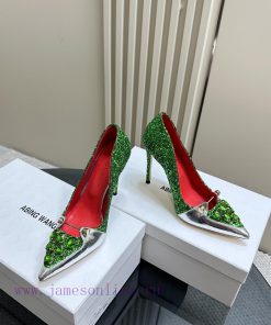 Hot selling ABING WANG rhinestone high heelsOn the basis of this, sparkling crystal embellis6yxr4ouz
