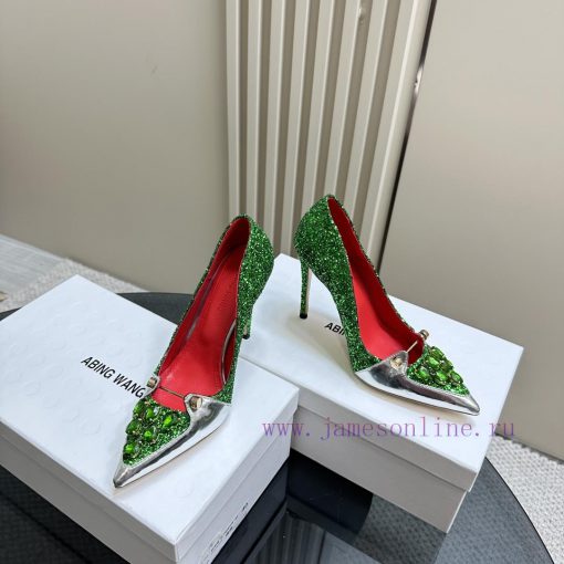 Hot selling ABING WANG rhinestone high heelsOn the basis of this, sparkling crystal embellis6yxr4ouz - Image 2