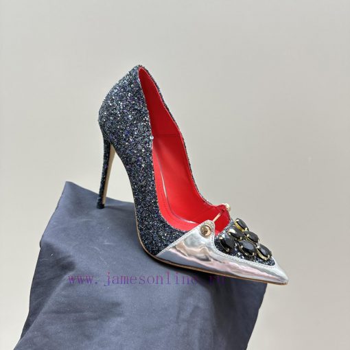 Hot selling ABING WANG rhinestone high heelsOn the basis of this, sparkling crystal embellisy2sc00yr - Image 8