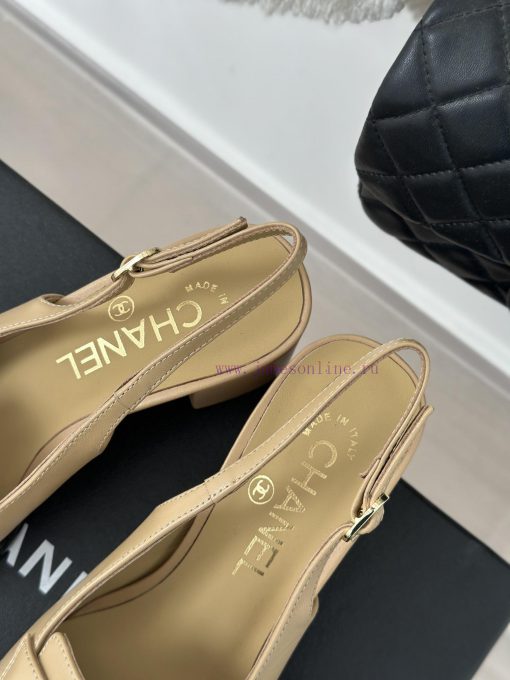 Chanel | Chanel 24C New ProductDouble C thick heel sandals seriesThe shoe upper is made of iji0hl69m - Image 9