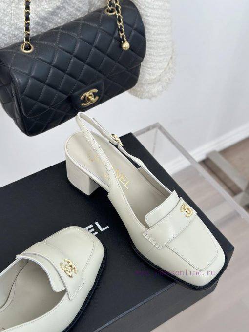 Chanel | Chanel 24C New ProductDouble C thick heel sandals seriesThe shoe upper is made of ifbxw6gqn - Image 6