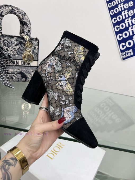 Follow the bootsJ'ADIOR Embroidered Jacquard Mesh Boots Dior 2023 Spring/Summer Latest Colory15qnie6